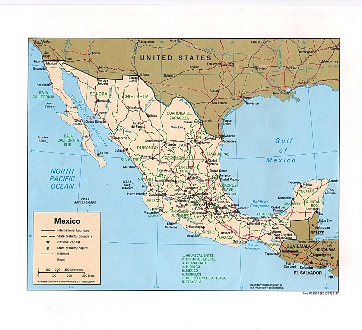 cartografía de México