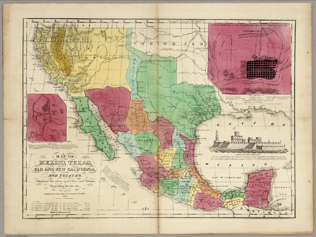 México mapa de idade