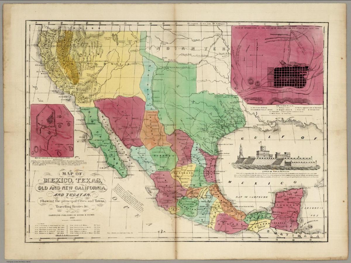 México mapa de idade