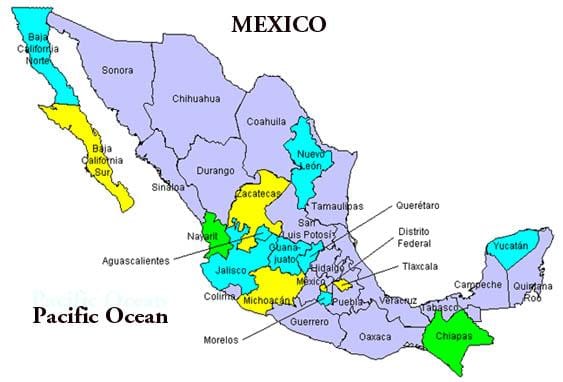 mapa de val de México