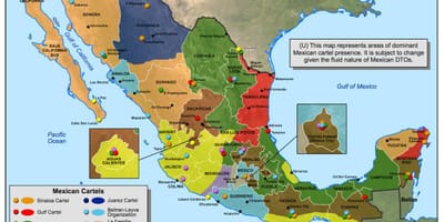 Mexicano cartel mapa