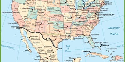 Mapa nós México