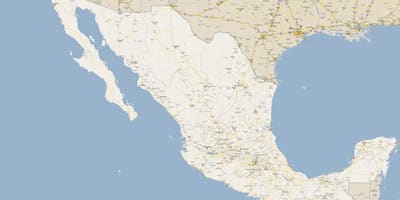 Mapa de México estadio