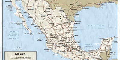 Mapa do camiño de México