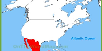 México mapa de localización