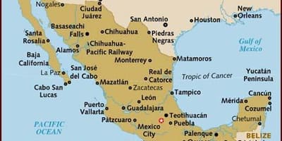 Mapa de México imaxe