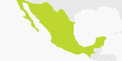 Mapa de México png
