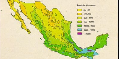 O tempo mapa de México