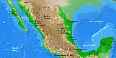 Mapa de México de aragón