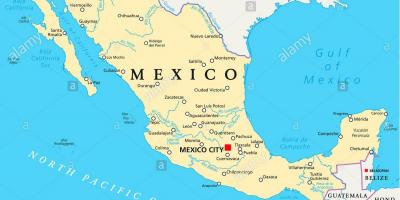 México mapa cidades