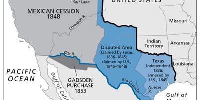 Mapa de cesión mexicano