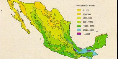 O tempo mapa de México