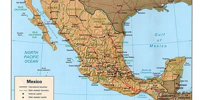 México orixinal mapa