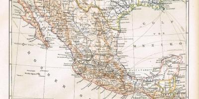 México vello mapa